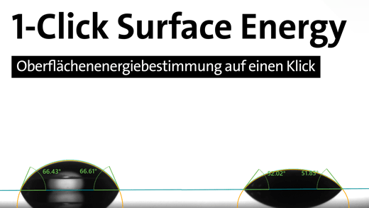 1-click surface energy - Oberflächenenergiebestimmung auf einen Klick