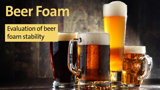 Beer Foam - Evaluation of beer foam stability