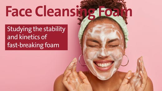 Face Cleansing Foam - Studying the stability and kinetics of fast-breaking foam