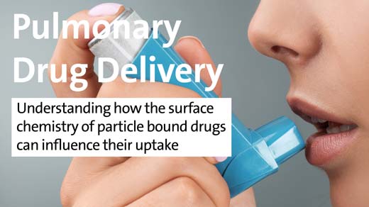 Pulmonary Drug Delivery - Understanding how the surface chemistry of particle bound drugs can influence their uptake
