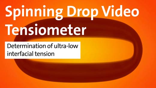 Spinning Drop Video Tensiometer - Determination of ultra-low interfacial tension
