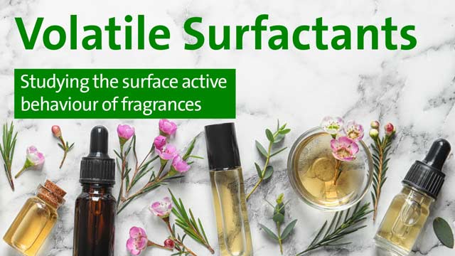 Volatile Surfactants - Studying the surface active behavior of fragrances