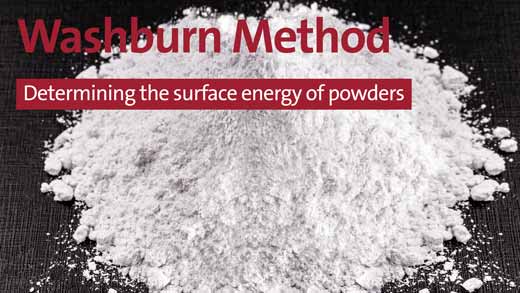 Washburn Method - Determining the Surface Energy of Powders