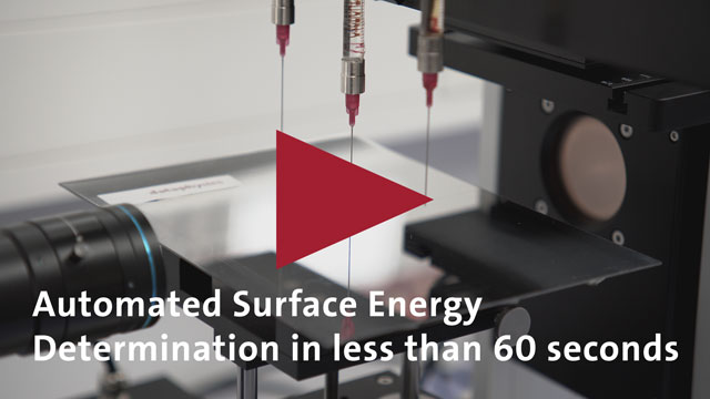 Applikations-Video: Automatisierte Bestimmung der Oberflächenenergie