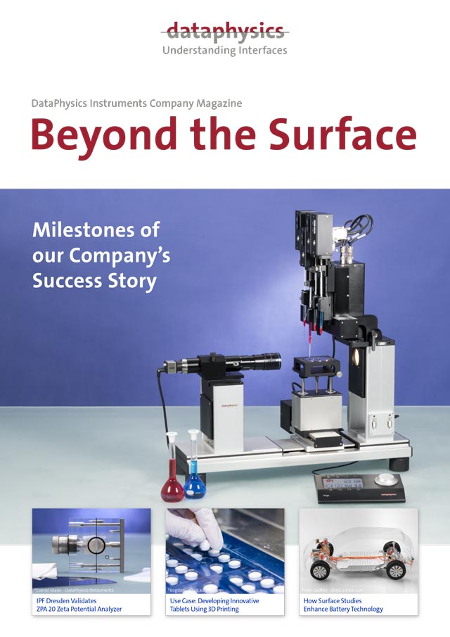 Beyond the Surface - DataPhysics Instruments company magazine