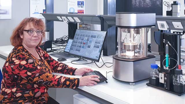 Véronique Schloupt leitet das technische Büro von DataPhysics Instruments in Metz, Frankreich.