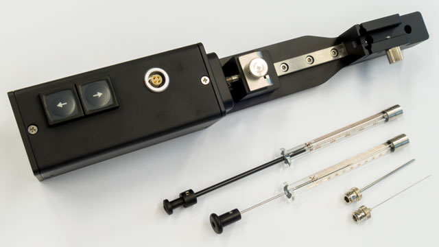 Electronic syringe module for oscillation ESr-O