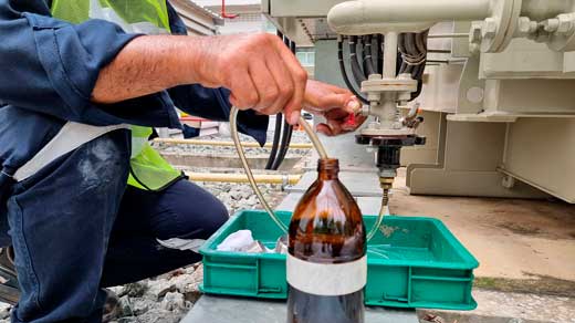 Figure 1: Insulating oils are liquids used in electrical equipment to both insulate components and help manage heat.