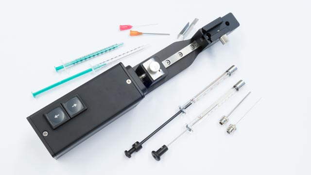 Electronic syringe module for oscillation ESr-M